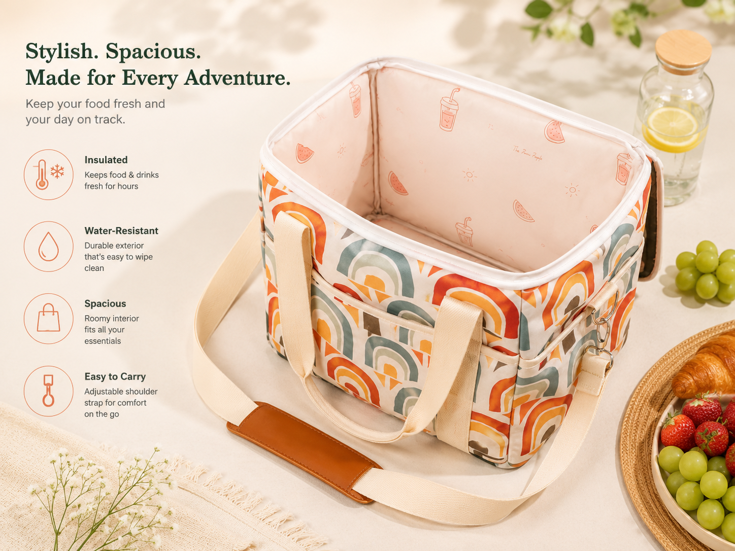 harpor stripe cooler bag harpor stripe cooler bag